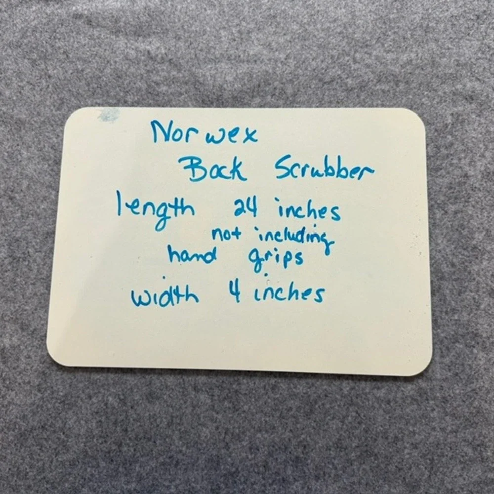 Norwex Back Scrubber Unisex OS Grey Excellent BacLock Microfiber Exfoliating